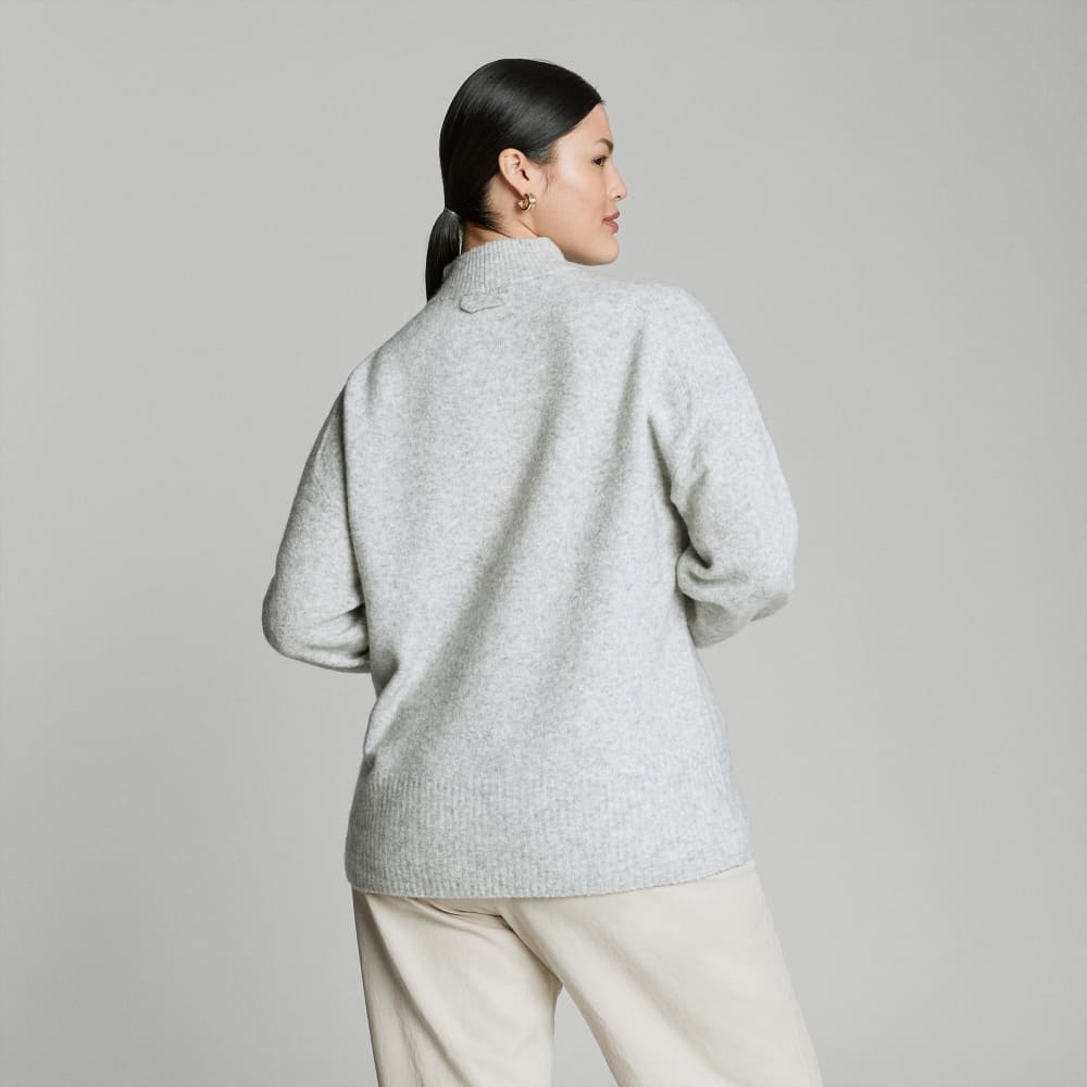 The Cozy-Stretch Pullover |  Heathered Grey