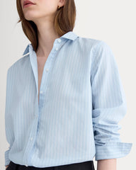 The Must-Have Shirt in Silky Cotton | Forever Blue / Optic White