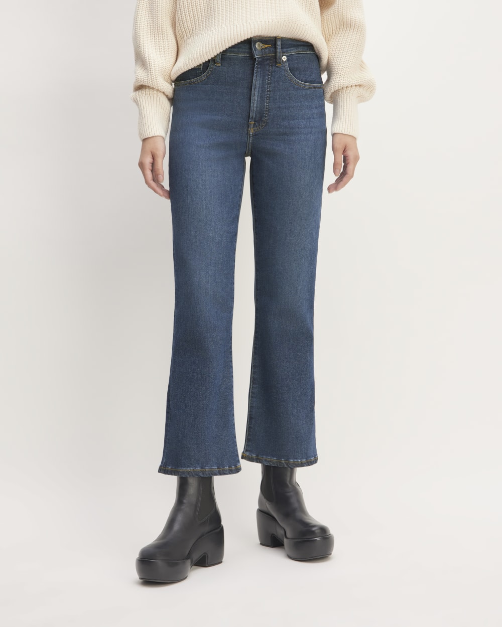 The Kick Bootcut Jean | Dark Indigo Blue