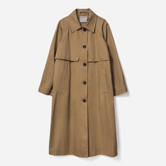 The Long Mac Coat | Toasted Coconut