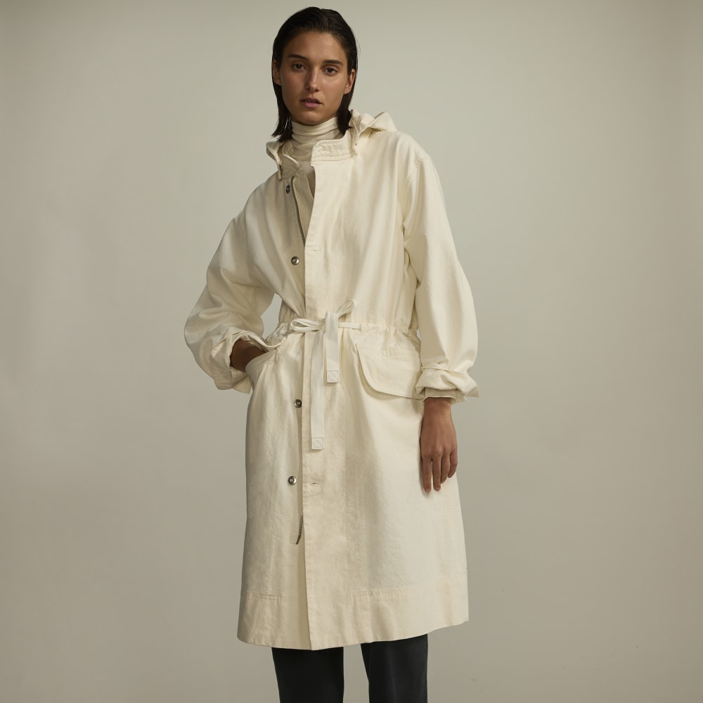 The Canvas Organic Cotton Parka | Bone