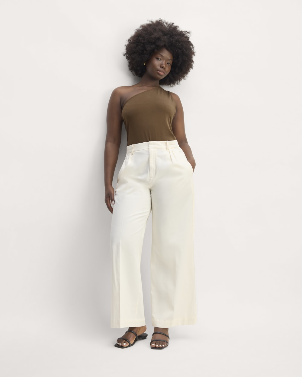 The Form One-Shoulder Tank | Cocoa