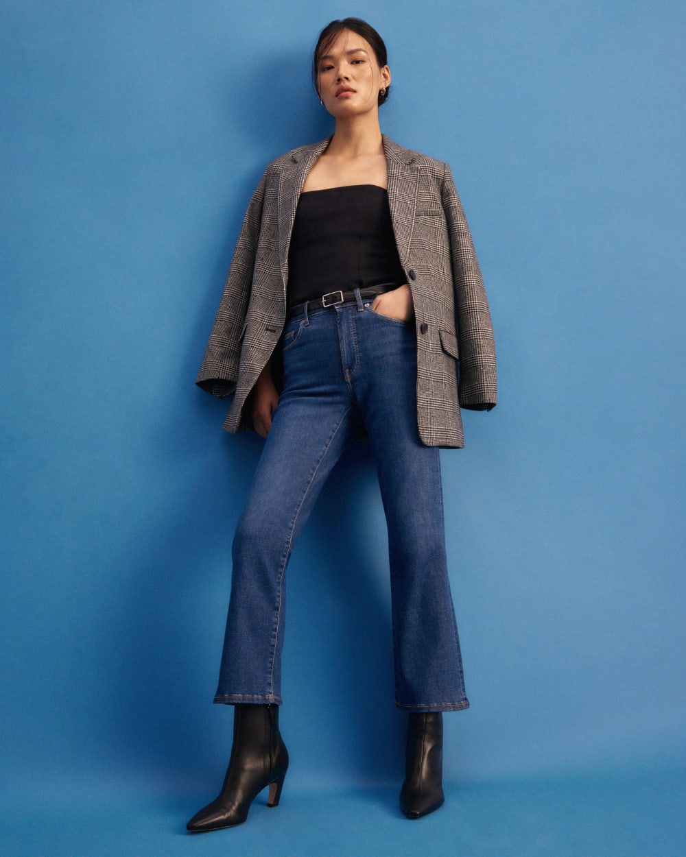 The Kick Bootcut Jean | Dark Indigo Blue