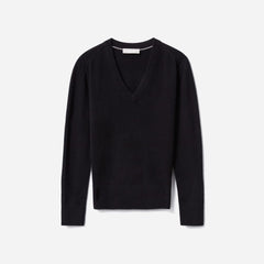 The Cashmere V-Neck | Black