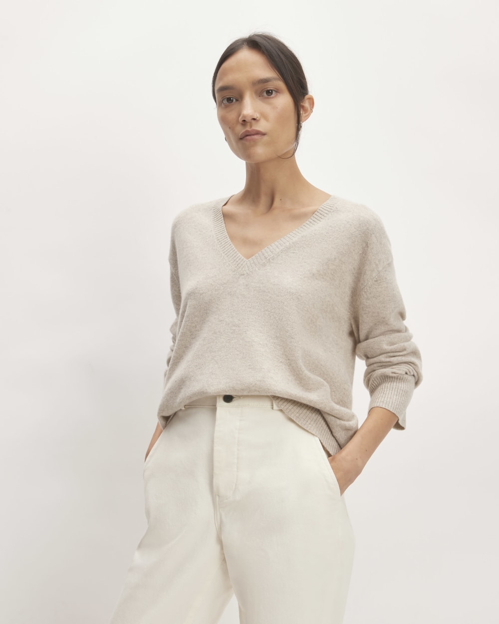The Classic V in Cashmere | Canvas
