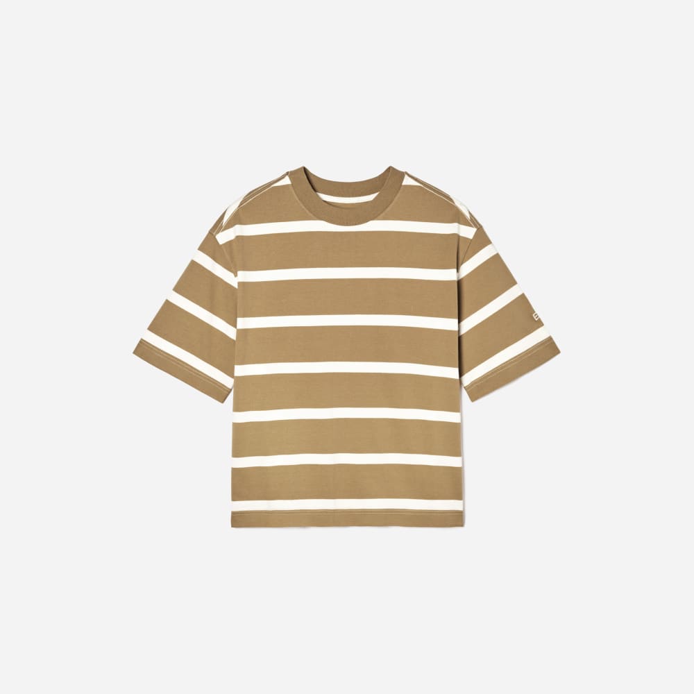 The Premium Weight Relaxed Tee | Iced Coffee / Tan