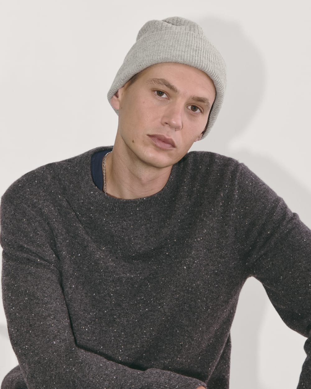 The Waffle Beanie | Heather Grey