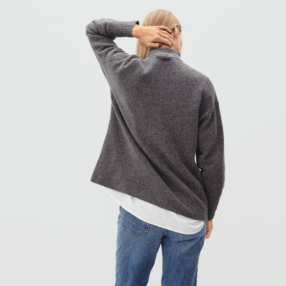 The Cozy-Stretch Pullover | Heathered Charcoal