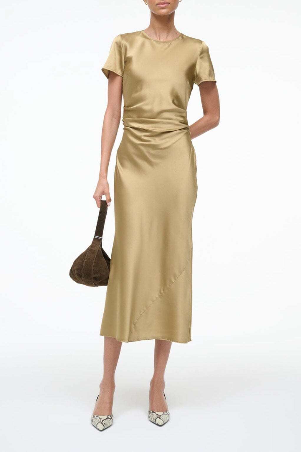MARCEL SILK DRESS | ANTIQUE