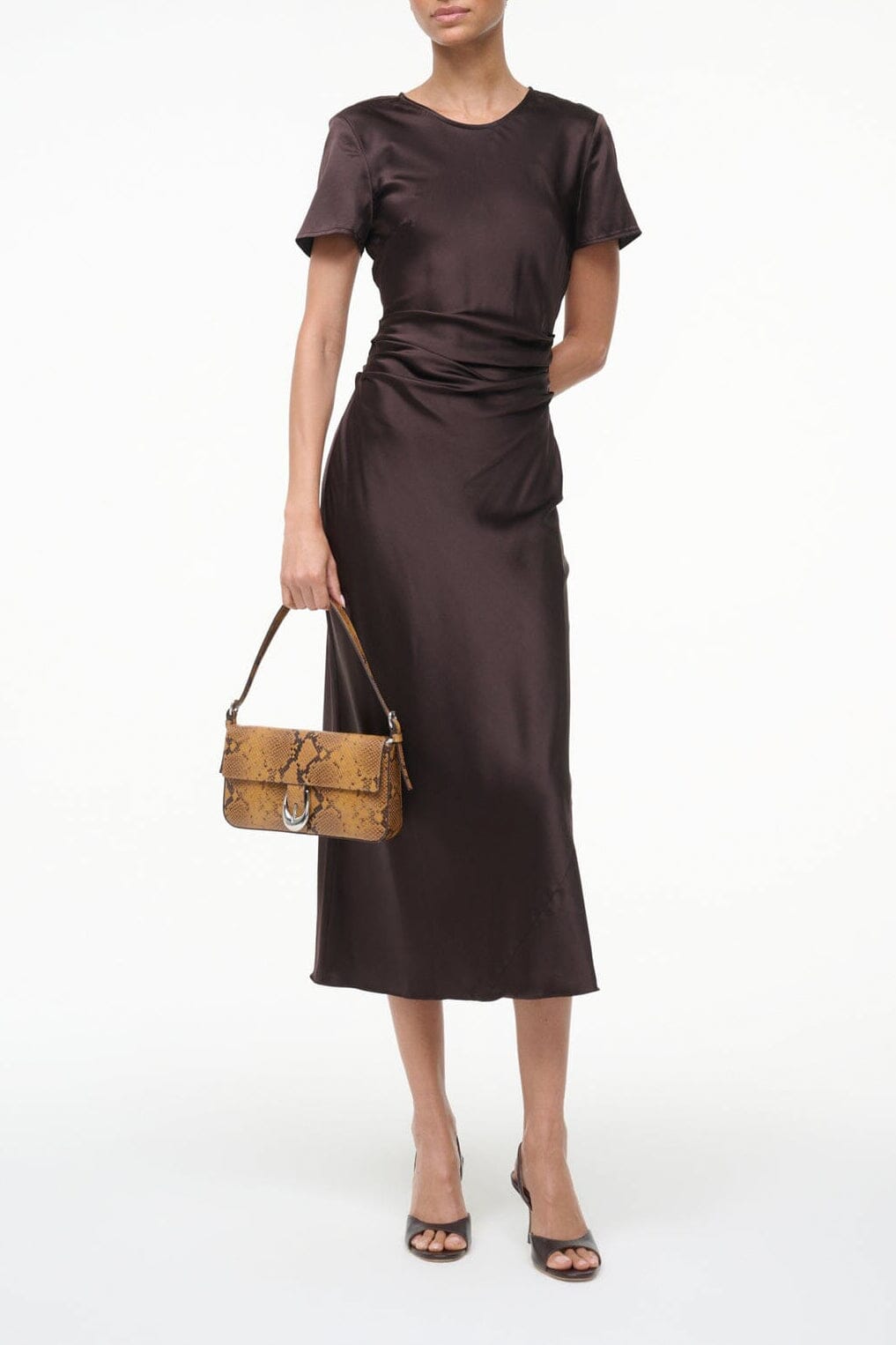 MARCEL SILK DRESS | EARTH