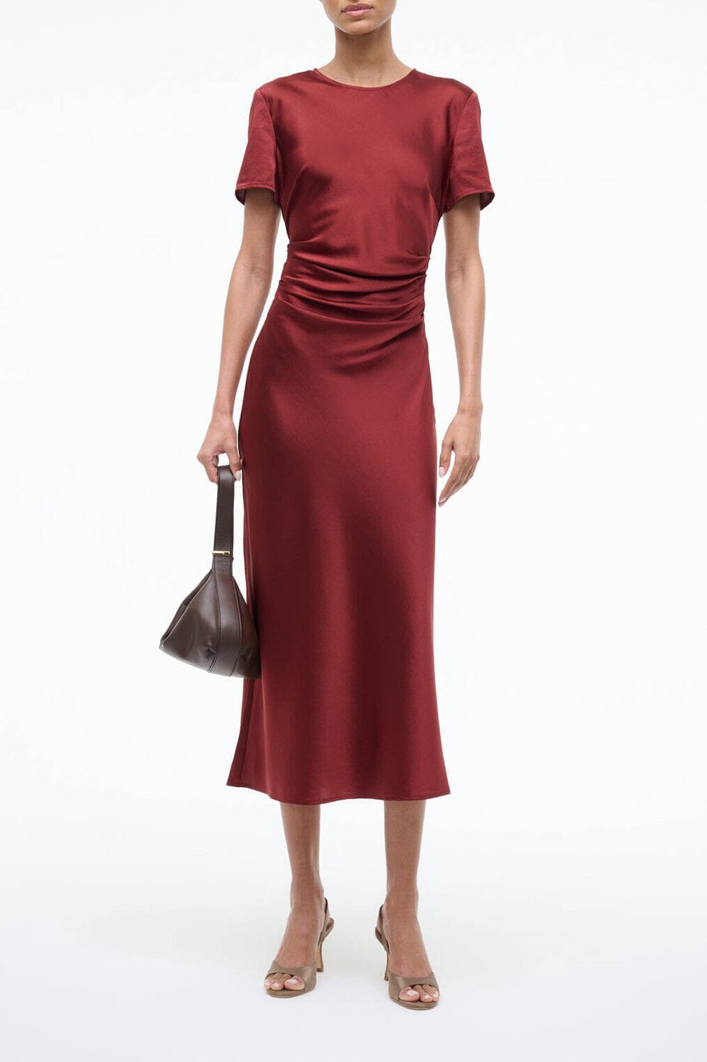 MARCEL SILK DRESS | SANGRIA