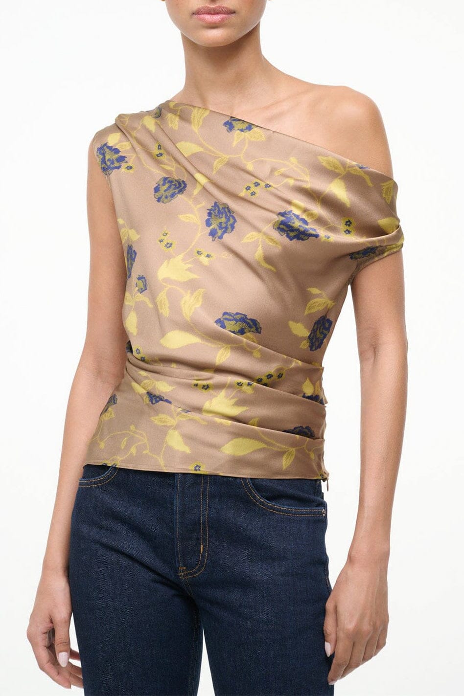 PHARE SILK TOP | VINTAGE FLORAL