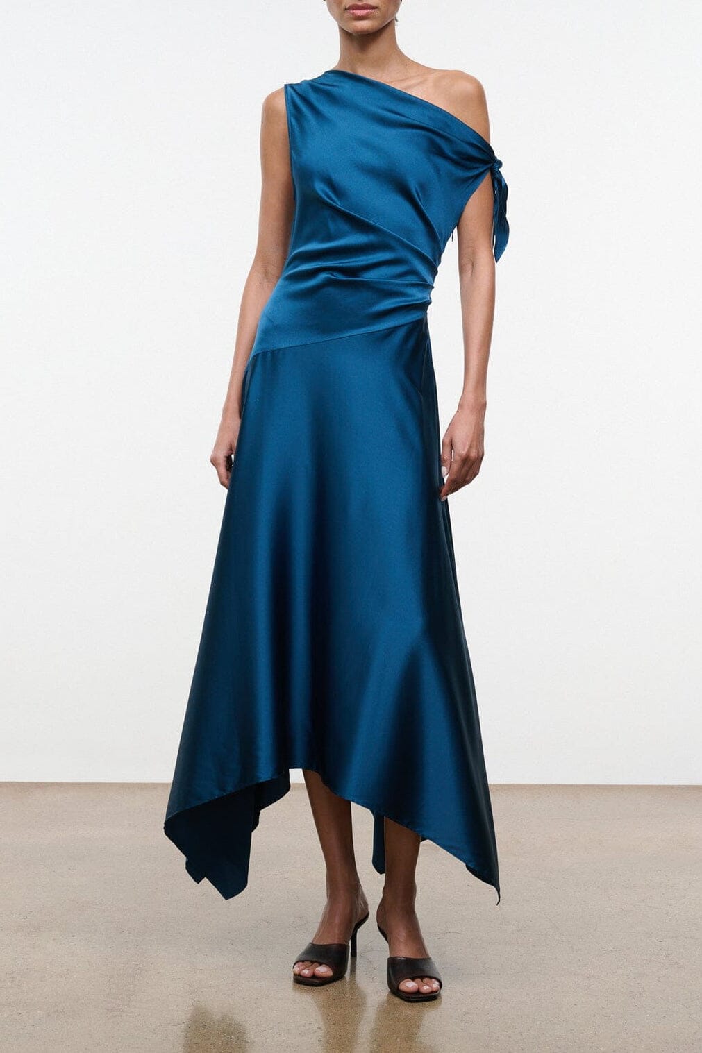 PORTIA SILK DRESS | HARBOR