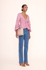 Mini Shirley Leather Bag | Blush