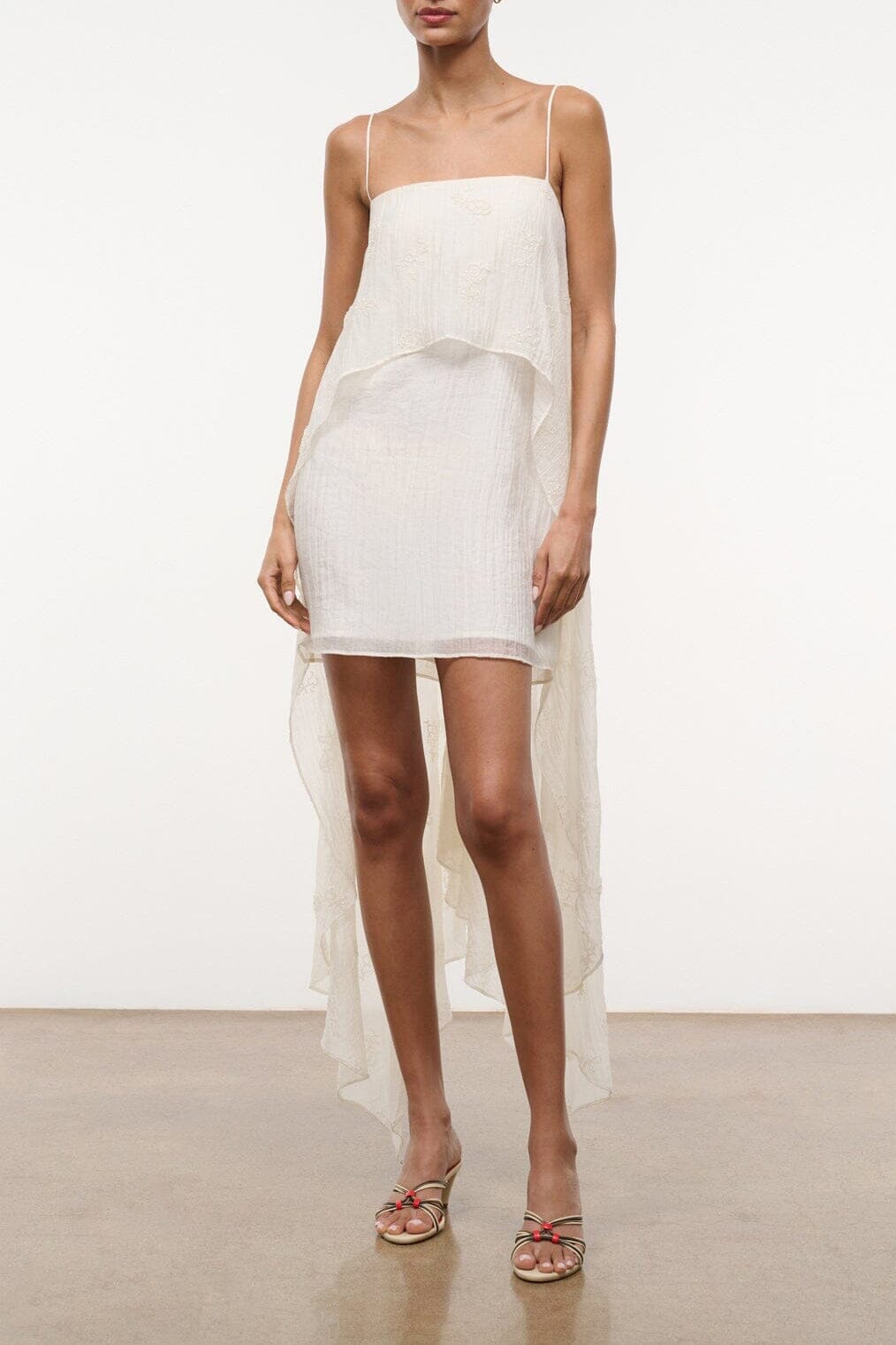 VALENCIA MINI DRESS | WHITE