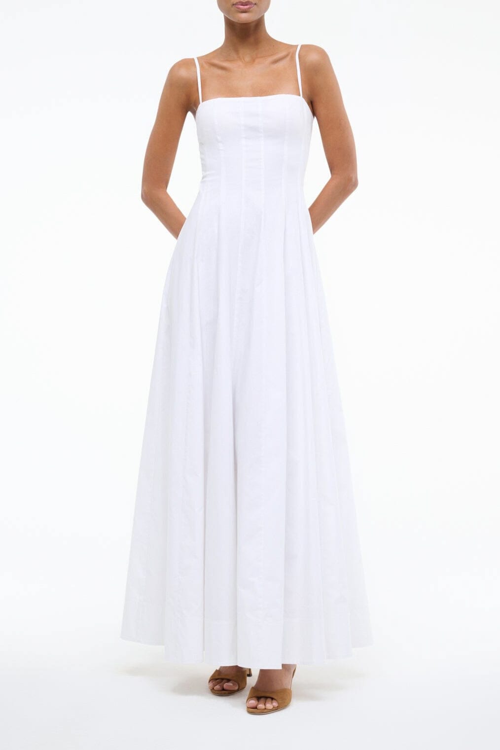 WYLIE MAXI DRESS | WHITE